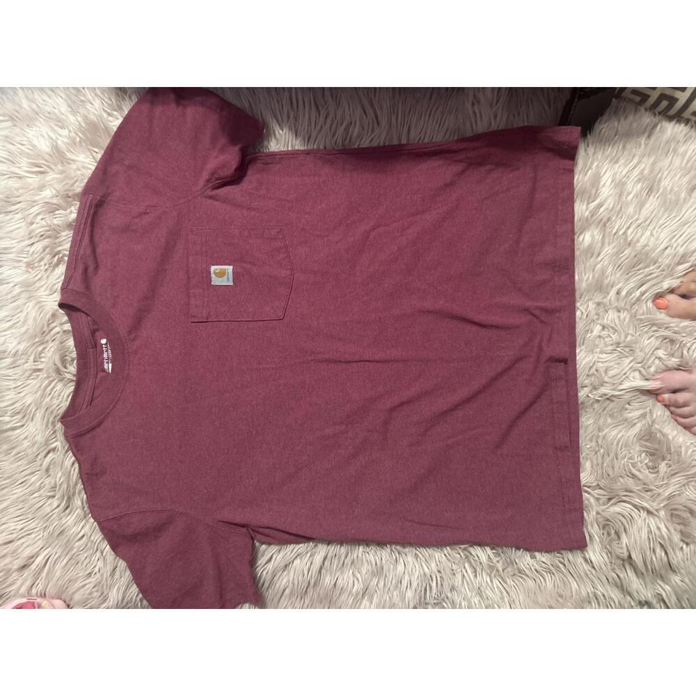 Carhartt Loose Fit Pocket Tee - Berry Red